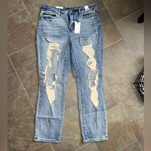 Judy Blue high waist straight shooter Jeans size 16